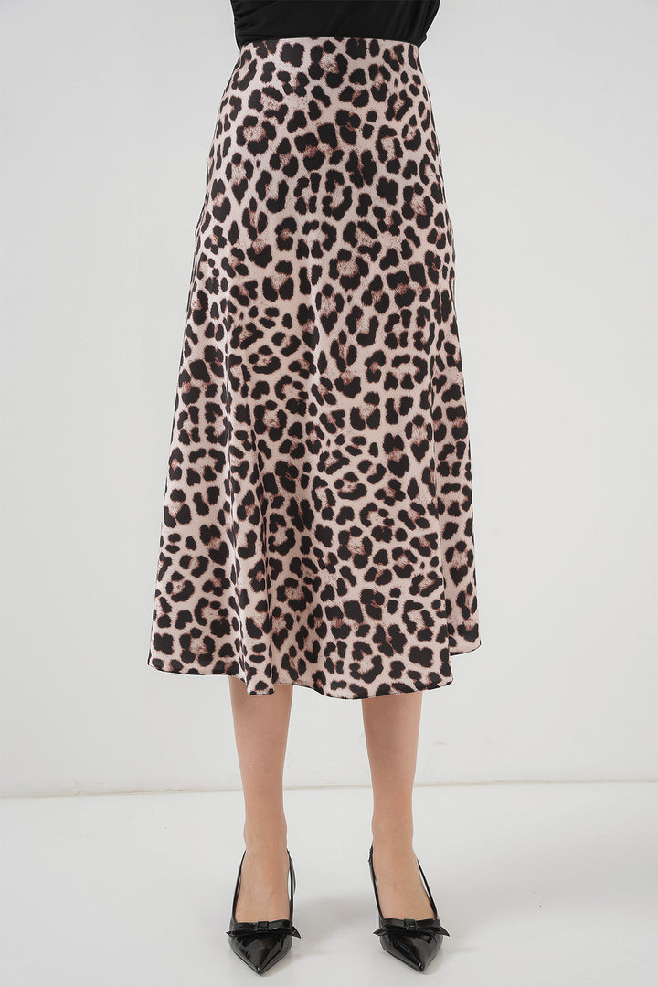 BGD Women Satin Skirt - T. Brown - Issaquah