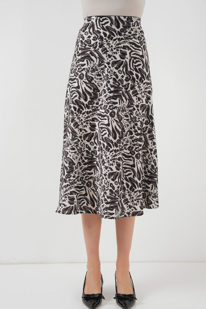 BGD Women Satin Skirt - Z.Bej - Tepic