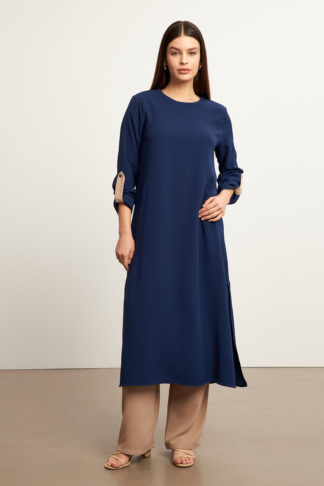 ZRF Women Afra Tunic Pants Set - Indigo - Lodi