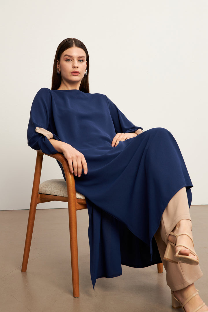 ZRF Women Afra Tunic Pants Set - Indigo - Lodi