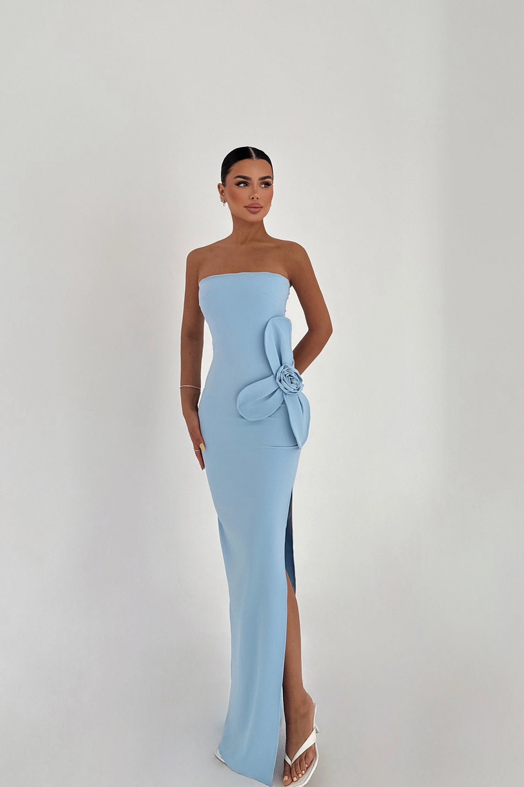 EYY Women Mavi Daysi Straplez Elbise - Parkland