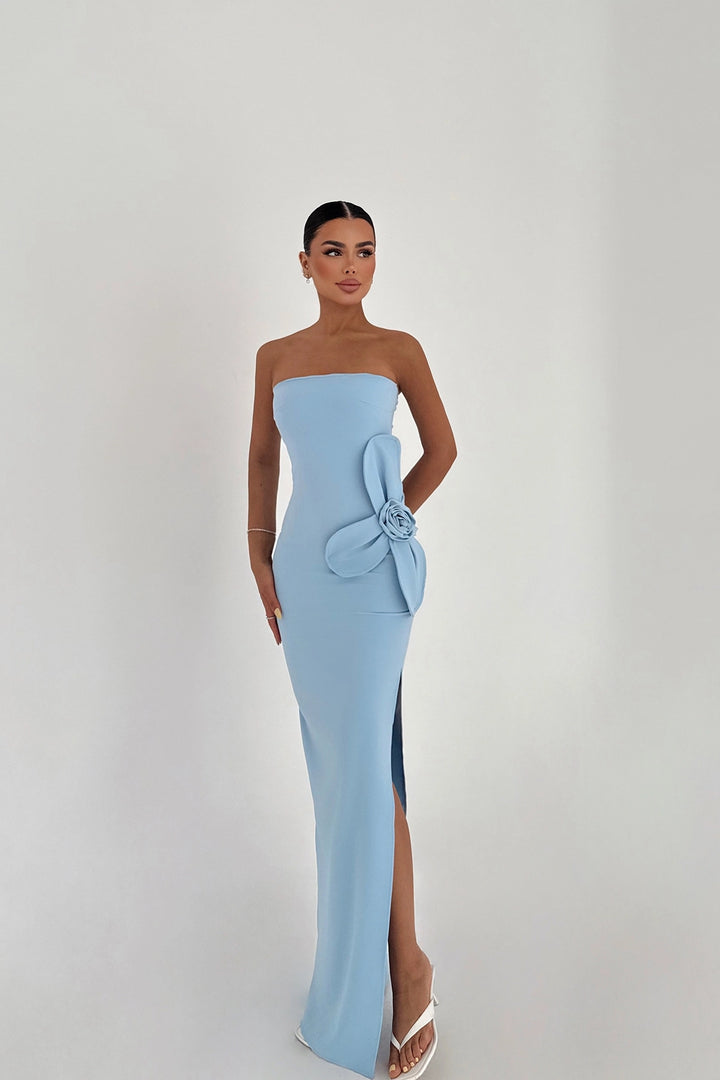 EYY Women Mavi Daysi Straplez Elbise - Parkland