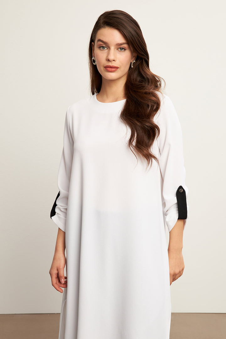 ZRF Women Afra Tunic Pants Set - White - Oss