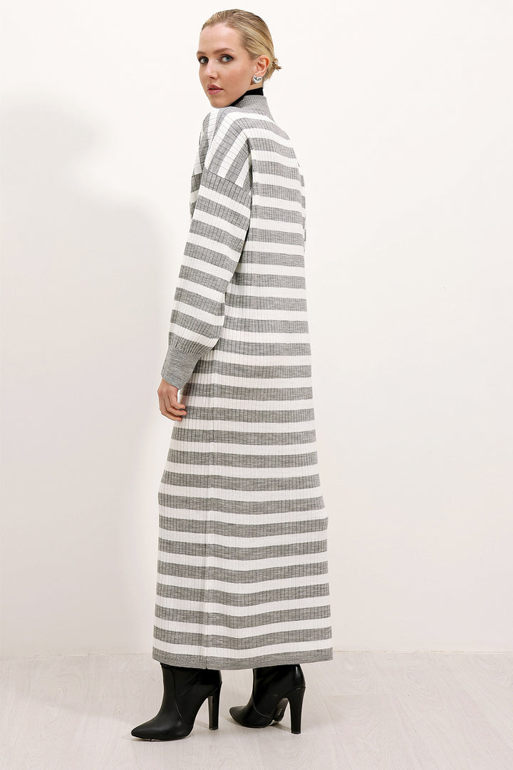 BGD Women Knit Dress - Light Grey - Avondale