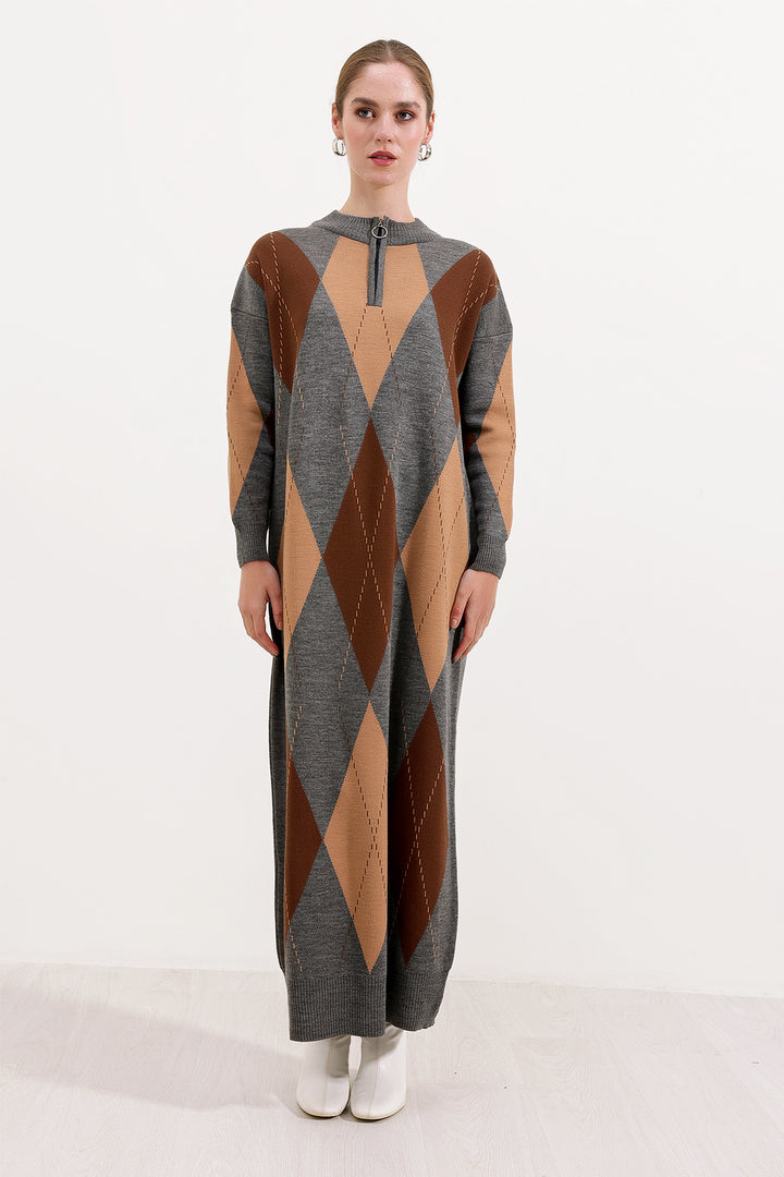 BGD Women Knit Dress - Dark Gray - Avondale