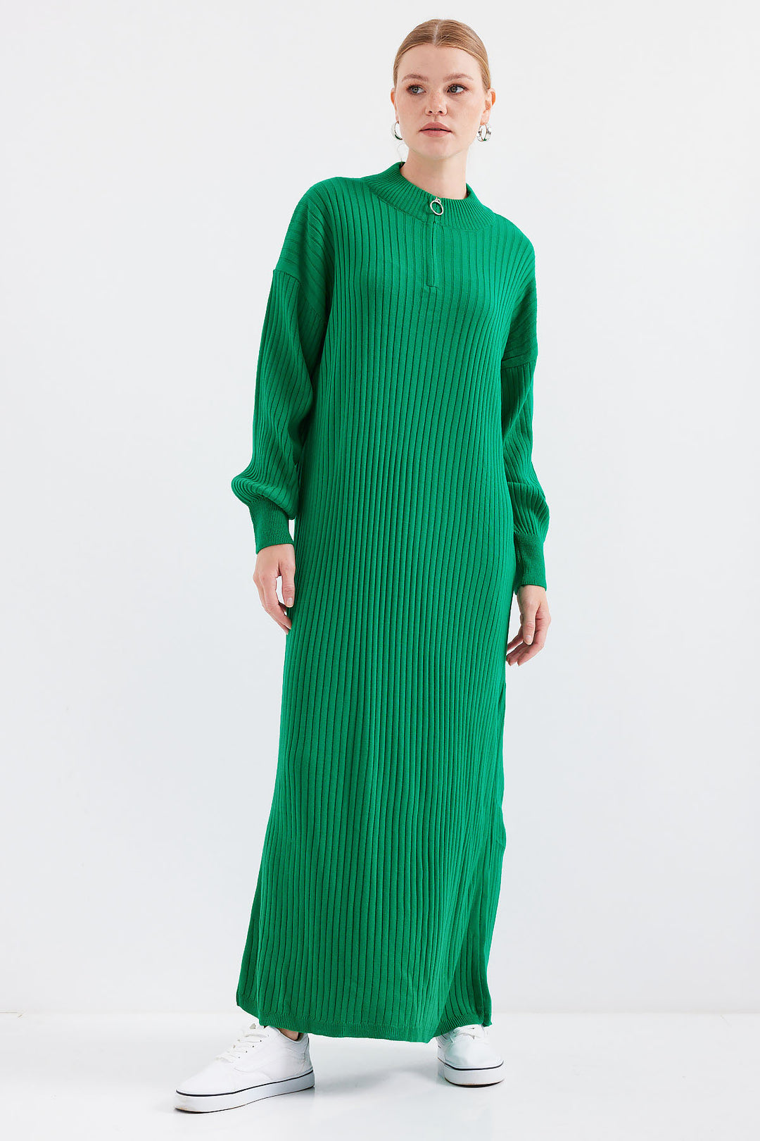 BGD Women Knitted Dress - Green - Avondale