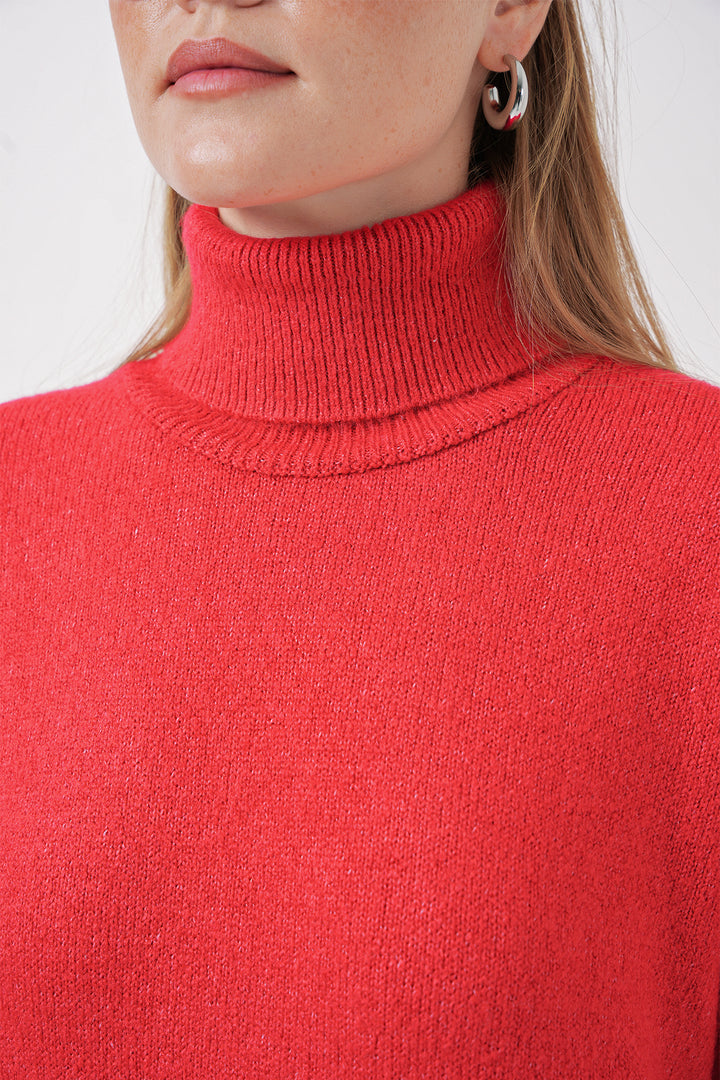 BGD Women Knit Skirt Sweater Set - Burgundy - Broken Arrow