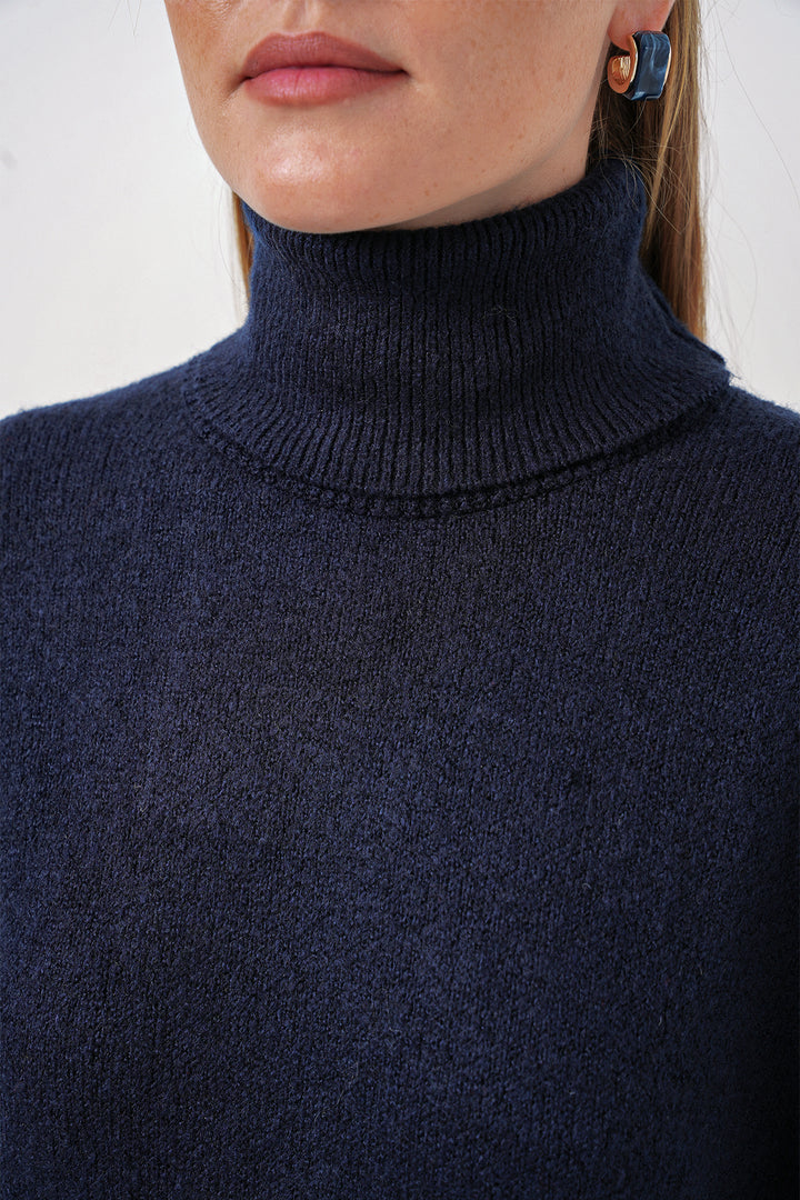 BGD Women Kazakh Skirt Knit Set - Navy - Auburn