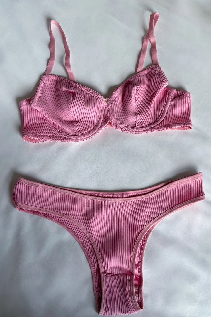 EYY Women Pembe Örme İç Çamaşırı - Lodi