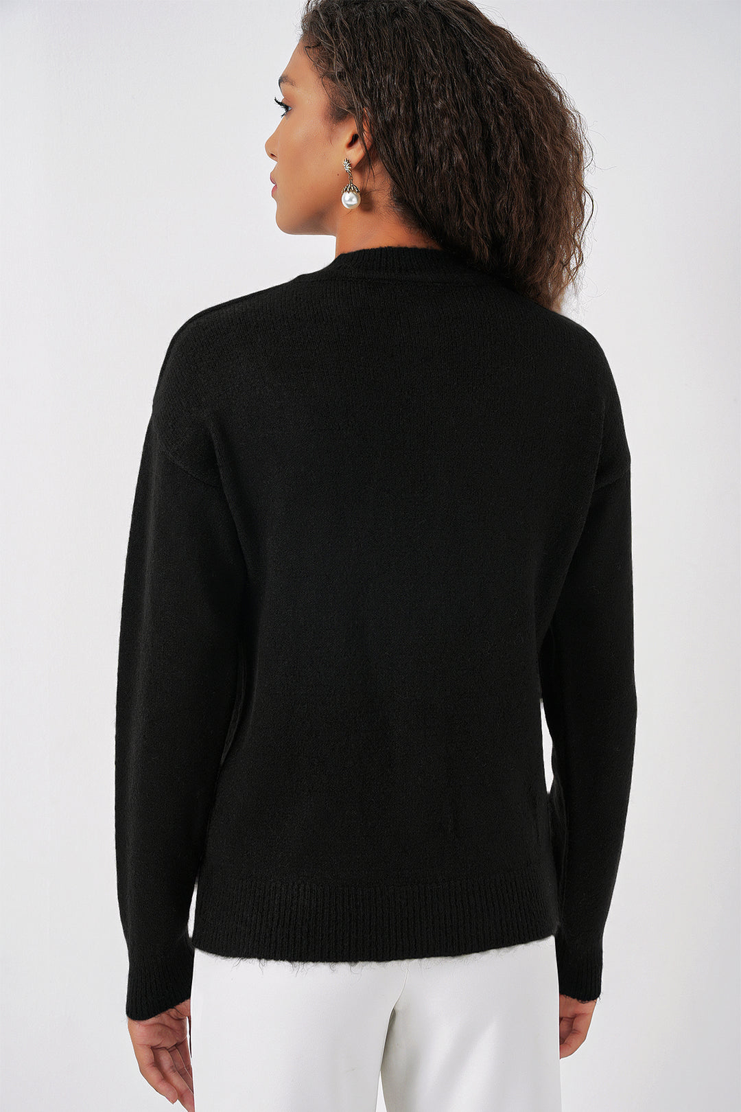 BGD Women Women's Buttoned Cardigan - Black - Clermont
