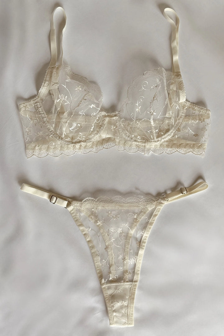 EYY Women Beyaz Dantel Detaylı İç Çamaşırı - Santa Eulalia del Río