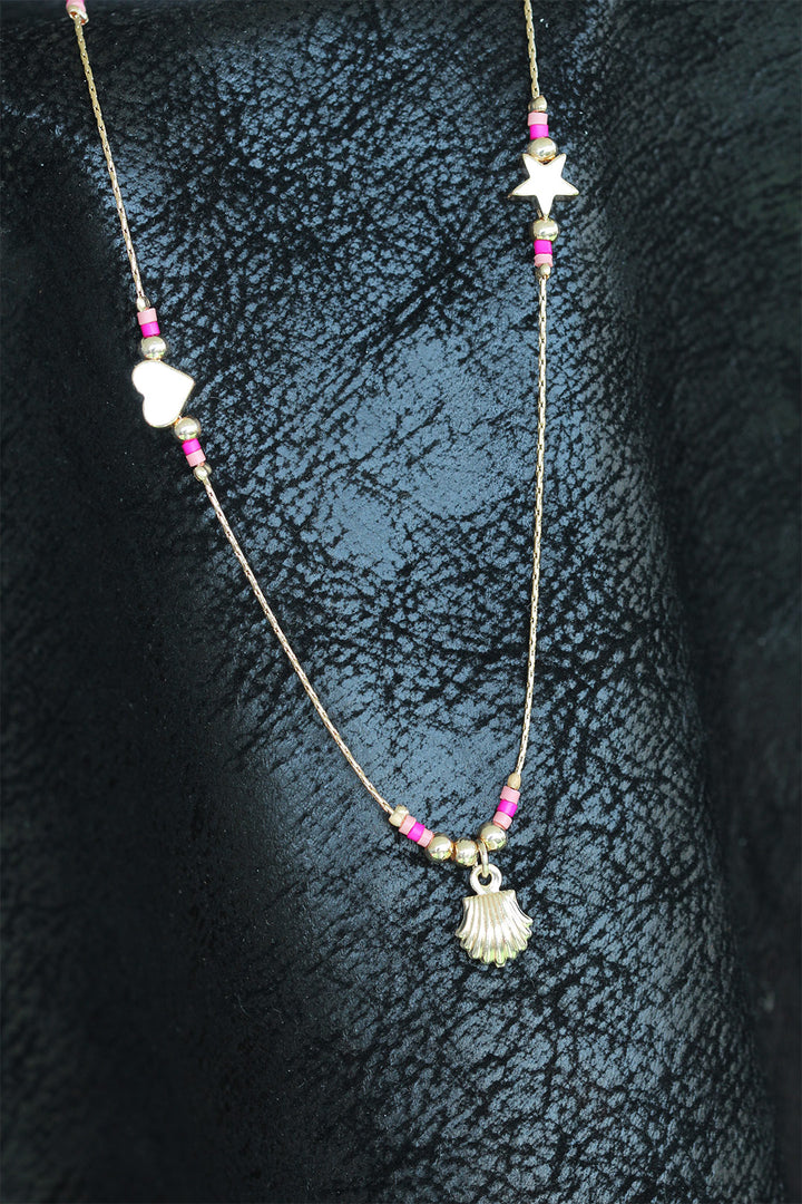 EBJ Beaded Oyster Lady Necklace - Druzhkivka