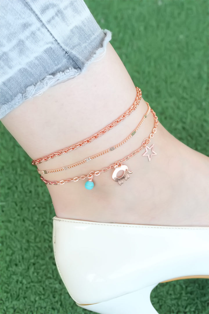 EBJ Rose Color Chain Elephant Figured Prayer Mat - Völklingen