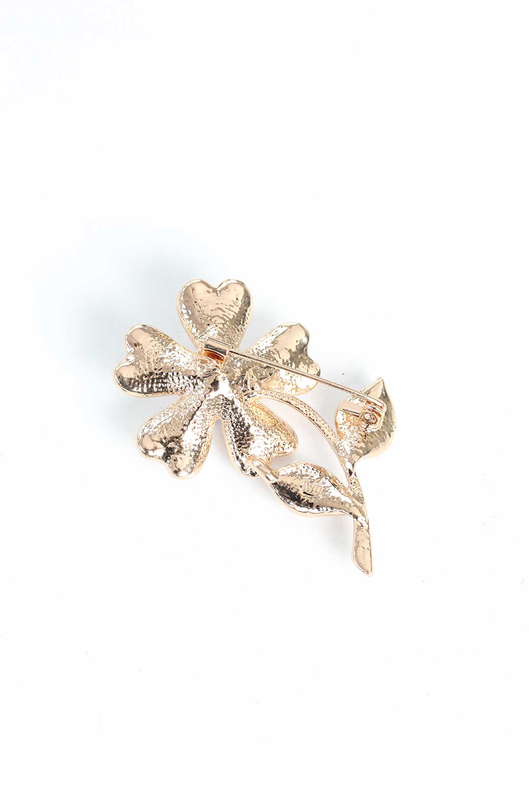 EBJ Metal Brooch with Zircon Stone - Santiago de Compostela