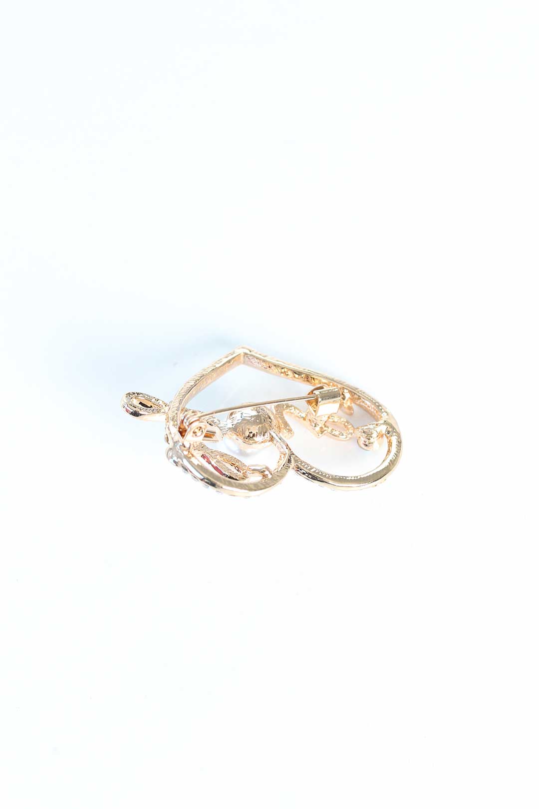 EBJ Metal Brooch with Zircon Stone - Ocotlán