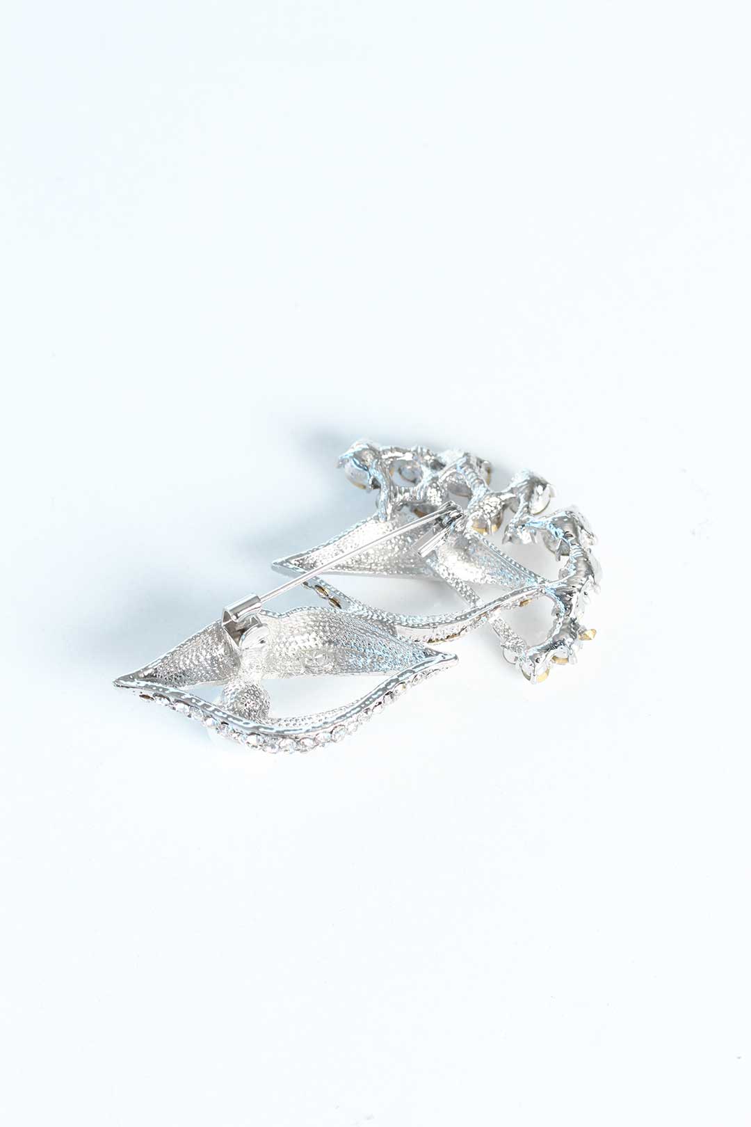 EBJ Metal Brooch with Zircon Stone - Portimão