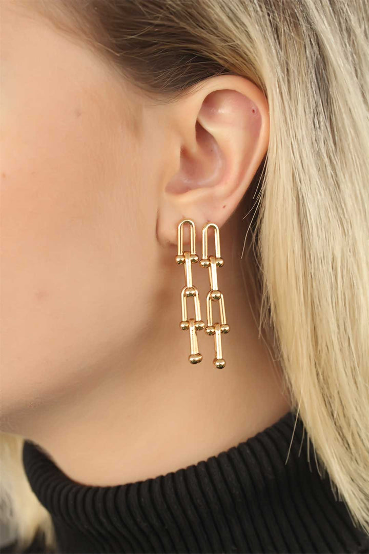 EBJ Dore Color Dangle Steel Women Steel Earring - Leipzig