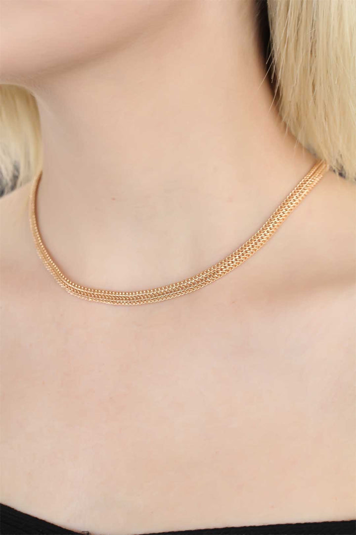EBJ Rose Chain Woman Steel Necklace - Temoaya