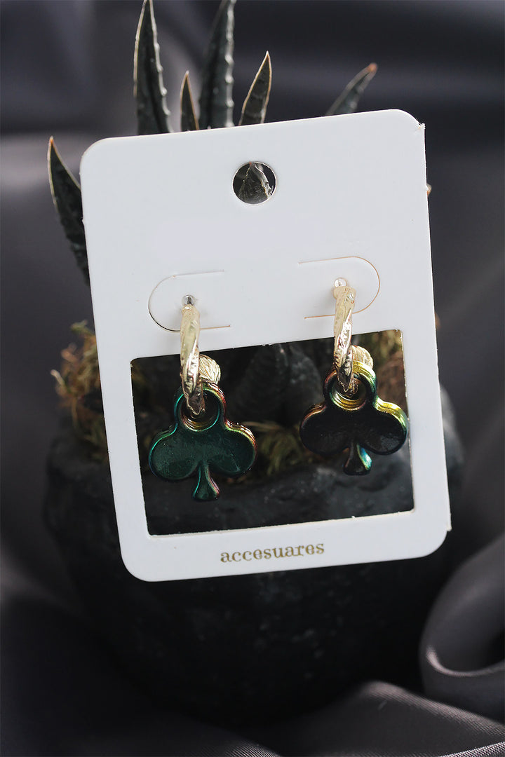 EBJ Earring Set with Fly Double Card Designed Hematite Stone - Jalacingo