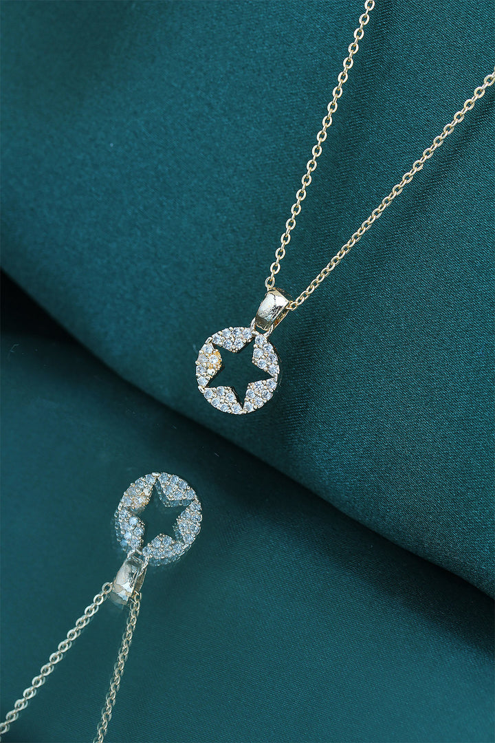 EBJ Star Design Gold Color Women's Necklace - Novohrad-Volynskyi