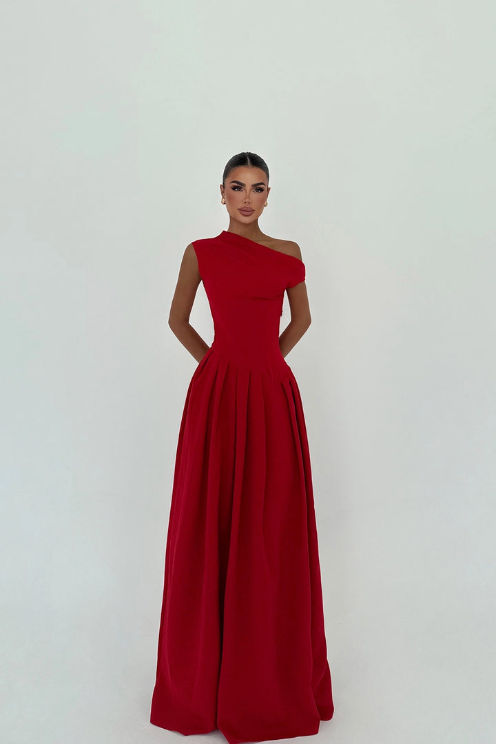 EYY Women Kırmızı Uzun Elbise - Spanish Fork