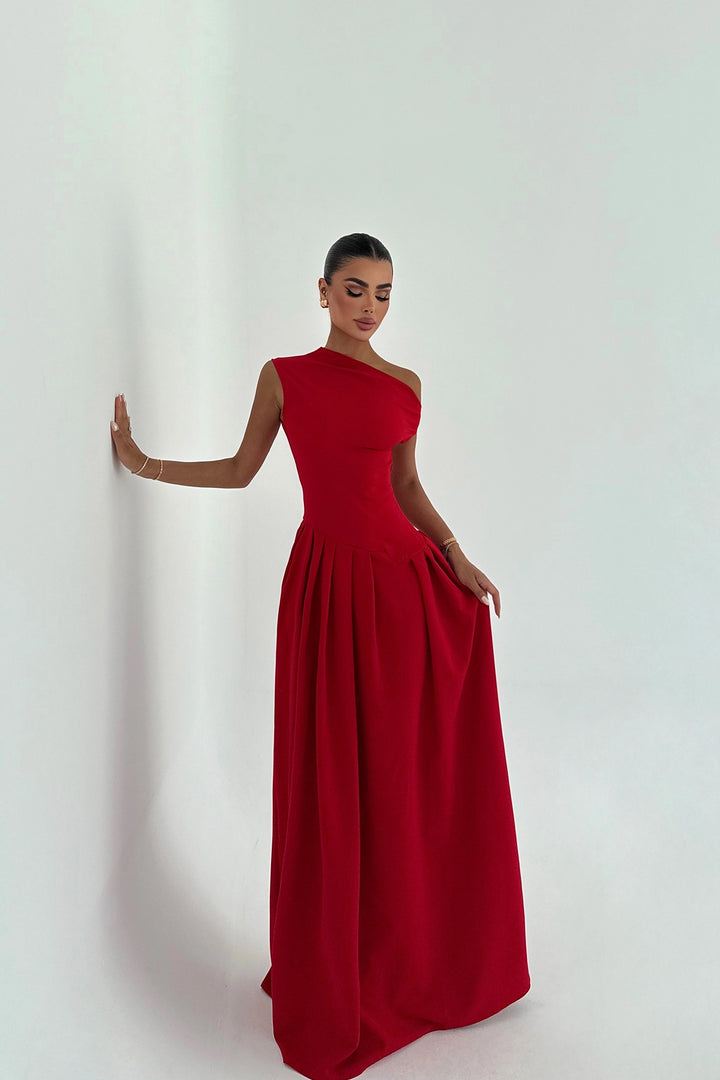 EYY Women Kırmızı Uzun Elbise - Spanish Fork