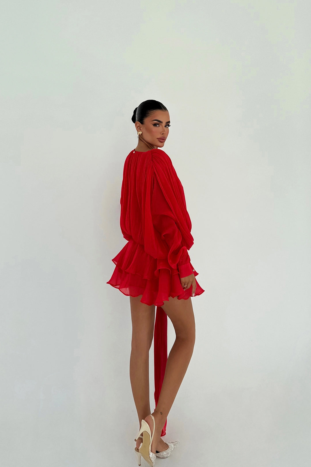EYY Women Kırmızı Salerno Mini Elbise - Nieuwegein