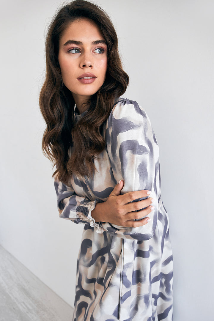 ZRF Women Soft Patterned Dress - Lilac - Bonn