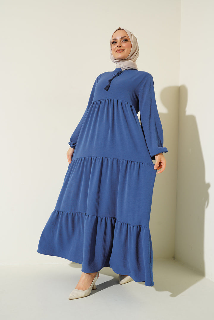 BGD Women Necklace Tied Hijab Dress - C.Saks - Chieti