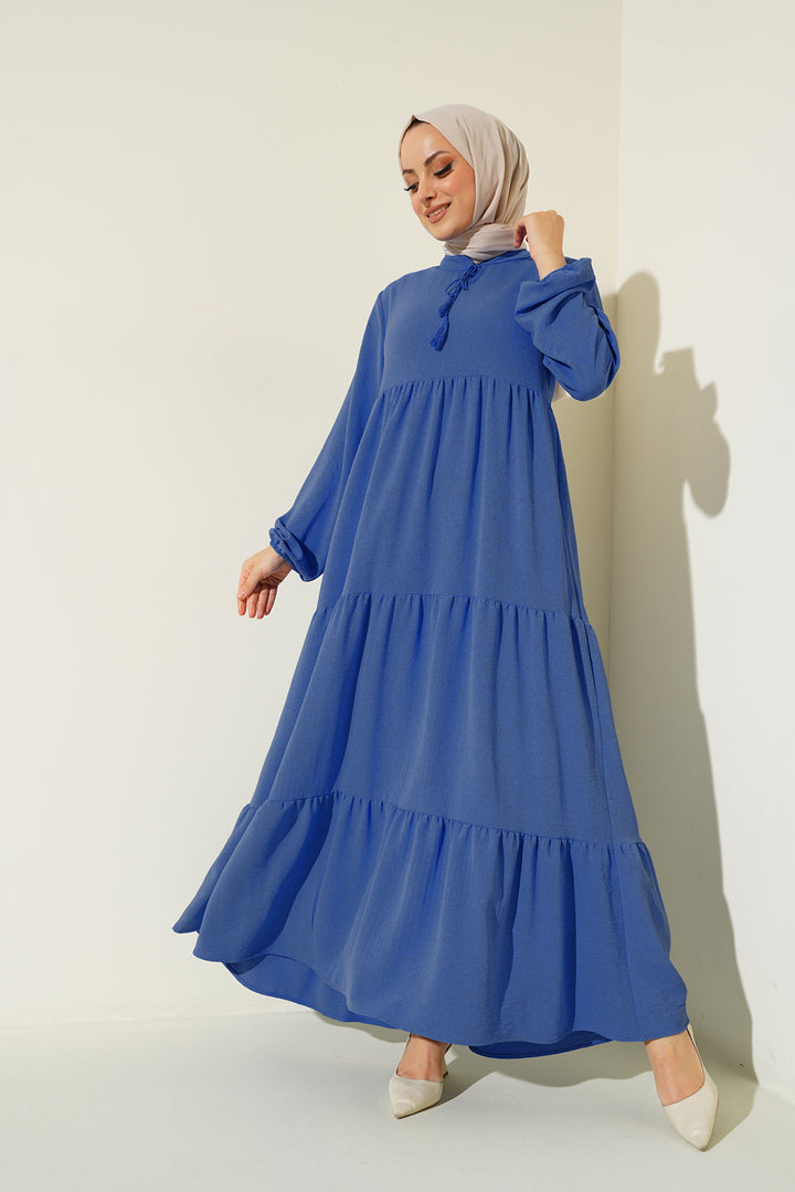 BGD Women Necklace Tied Hijab Dress - C.Saks - Chieti