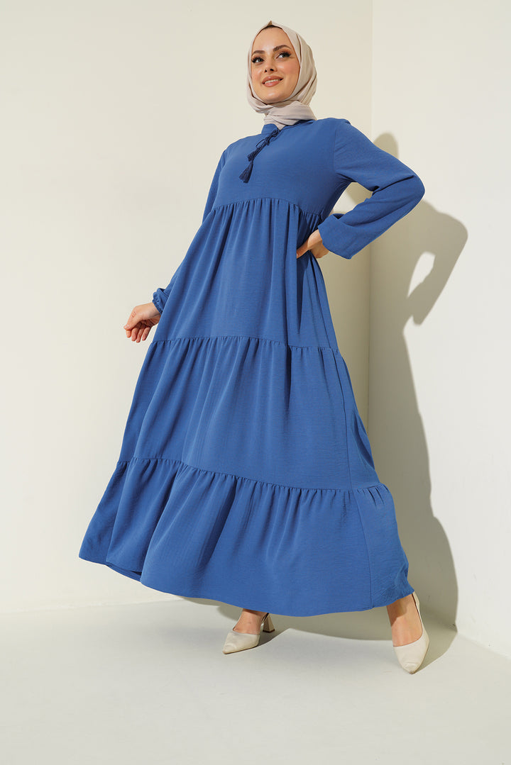 BGD Women Necklace Tied Hijab Dress - C.Saks - Chieti