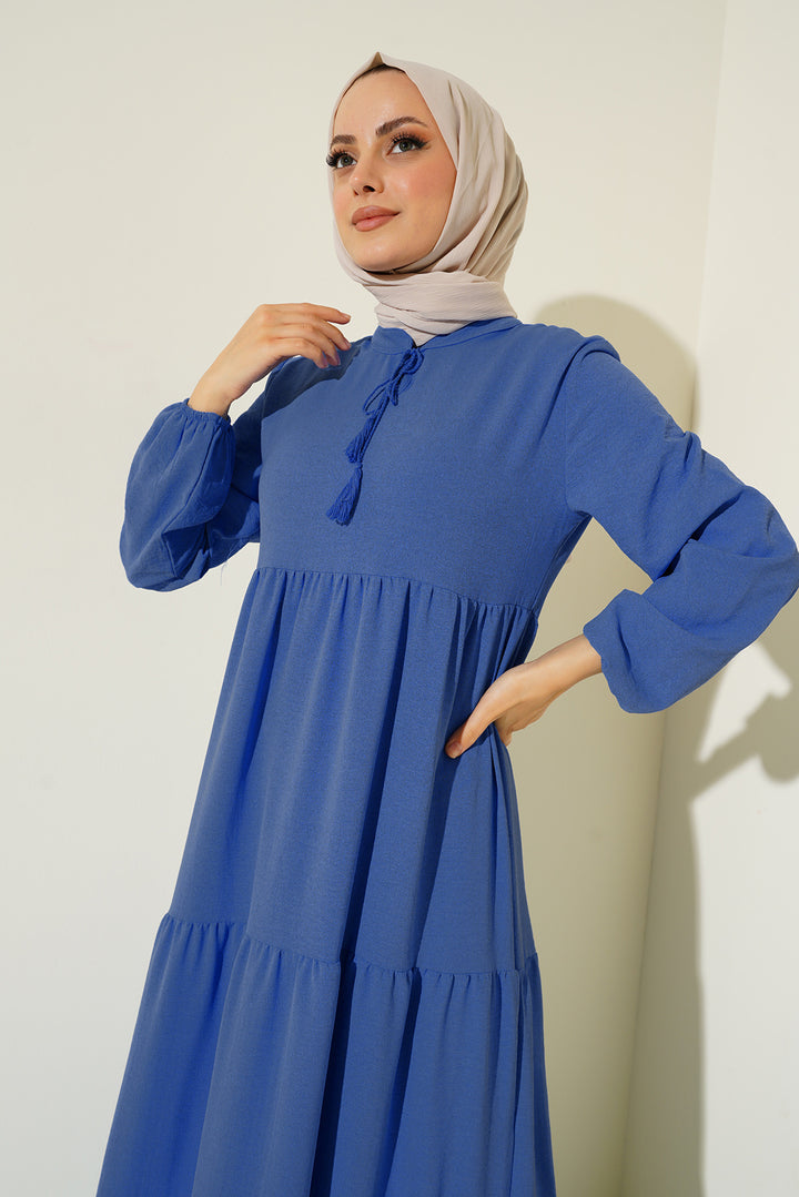 BGD Women Necklace Tied Hijab Dress - C.Saks - Chieti
