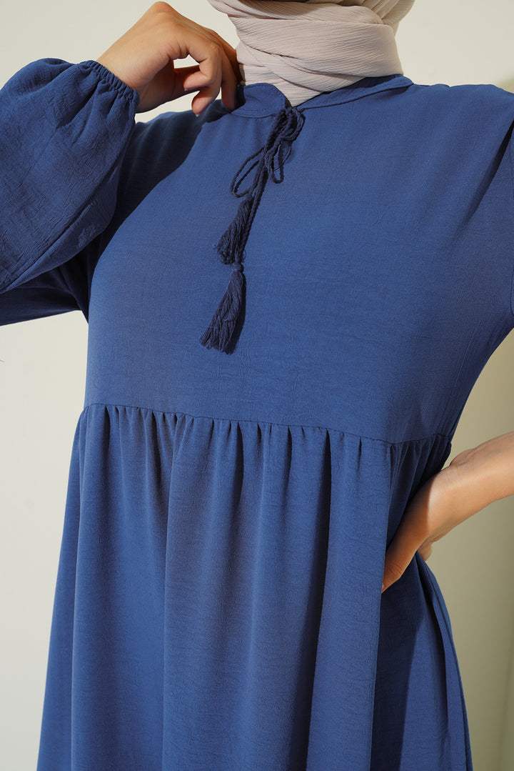 BGD Women Necklace Tied Hijab Dress - C.Saks - Chieti