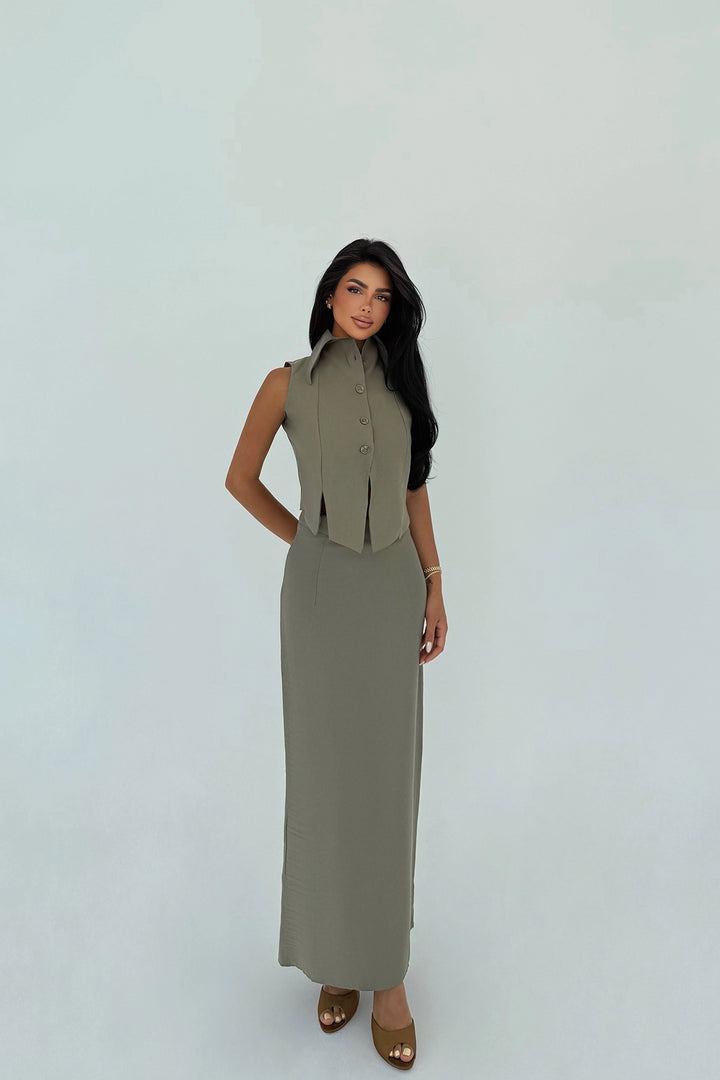 EYY Women Khaki Regium İki Parça Takım - Tallaght