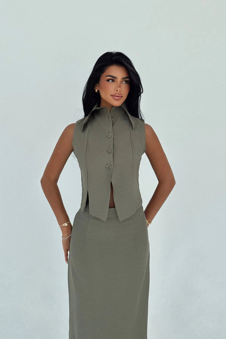 EYY Women Khaki Regium İki Parça Takım - Tallaght