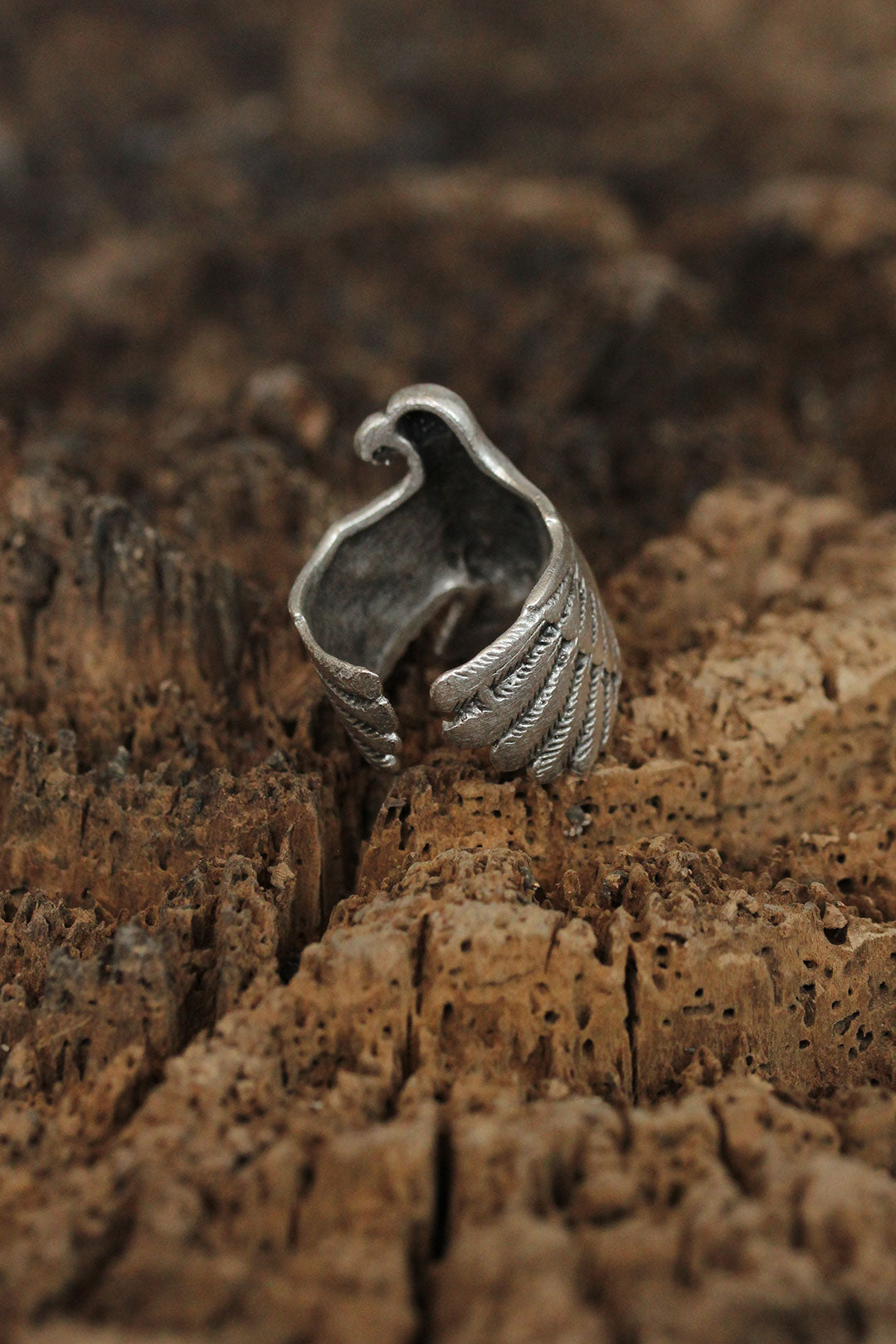 EBJ Adjustable Falcon Designed Men's Ring - East Ham