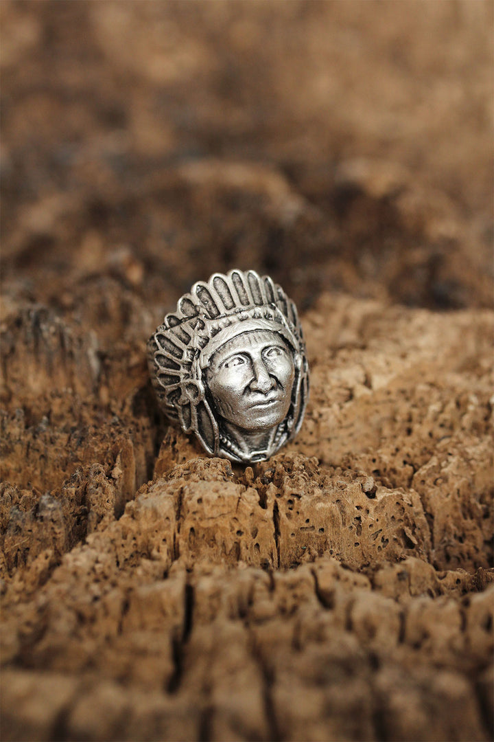 EBJ Adjustable Native American Style Men's Ring - Pesquería