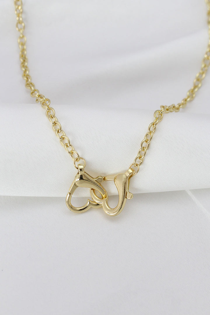 EBJ Gold Color Changing Heart Shaped Chain Necklace - Bentonville