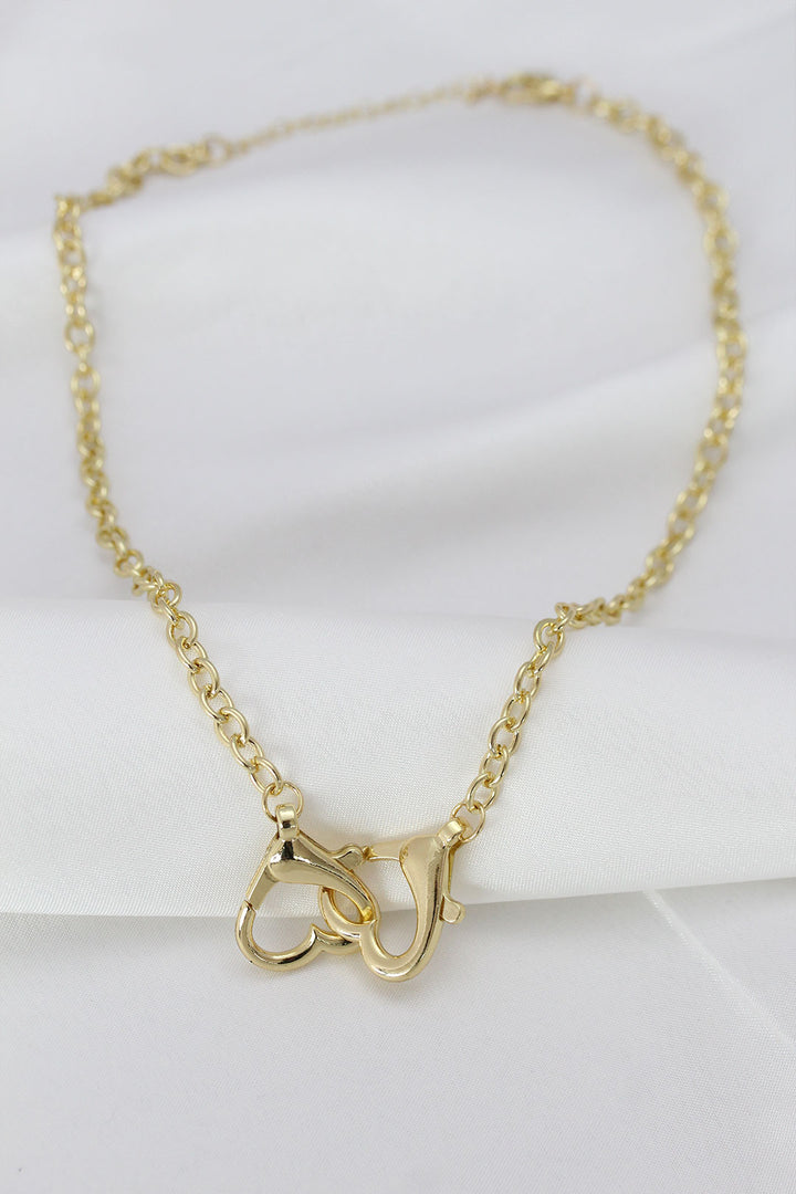 EBJ Gold Color Changing Heart Shaped Chain Necklace - Bentonville