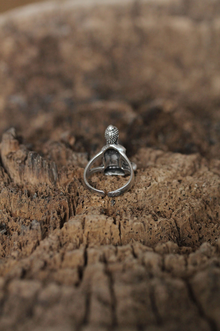 EBJ Adjustable Buddha Designed Men's Ring - Mugnano di Napoli