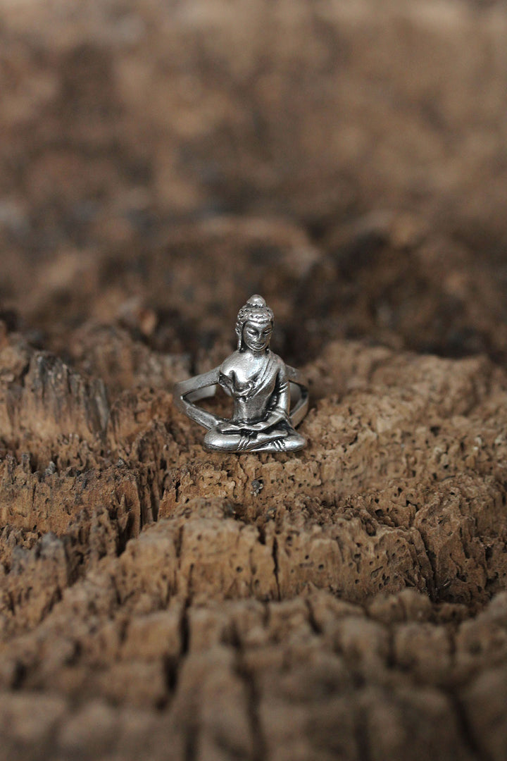 EBJ Adjustable Buddha Designed Men's Ring - Mugnano di Napoli