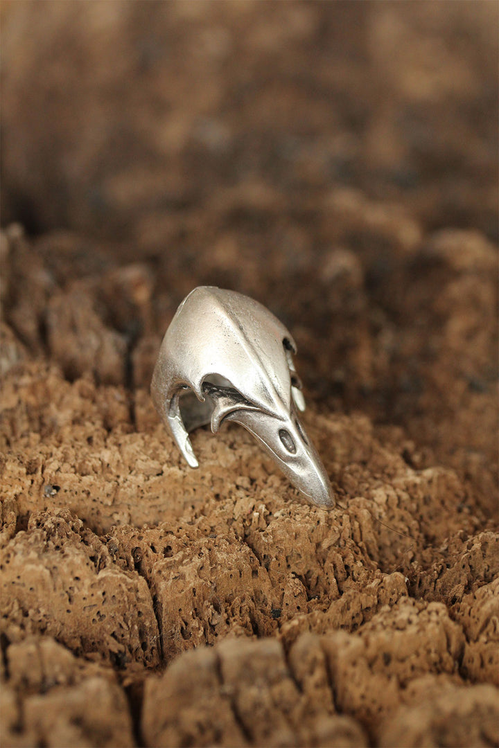 EBJ Adjustable Men's Ring with Crow Nose Figure - Saint-Jérôme