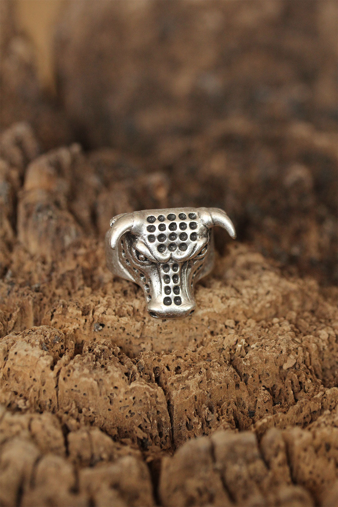 EBJ Bull Model Adjustable Men's Ring - Zihuatanejo