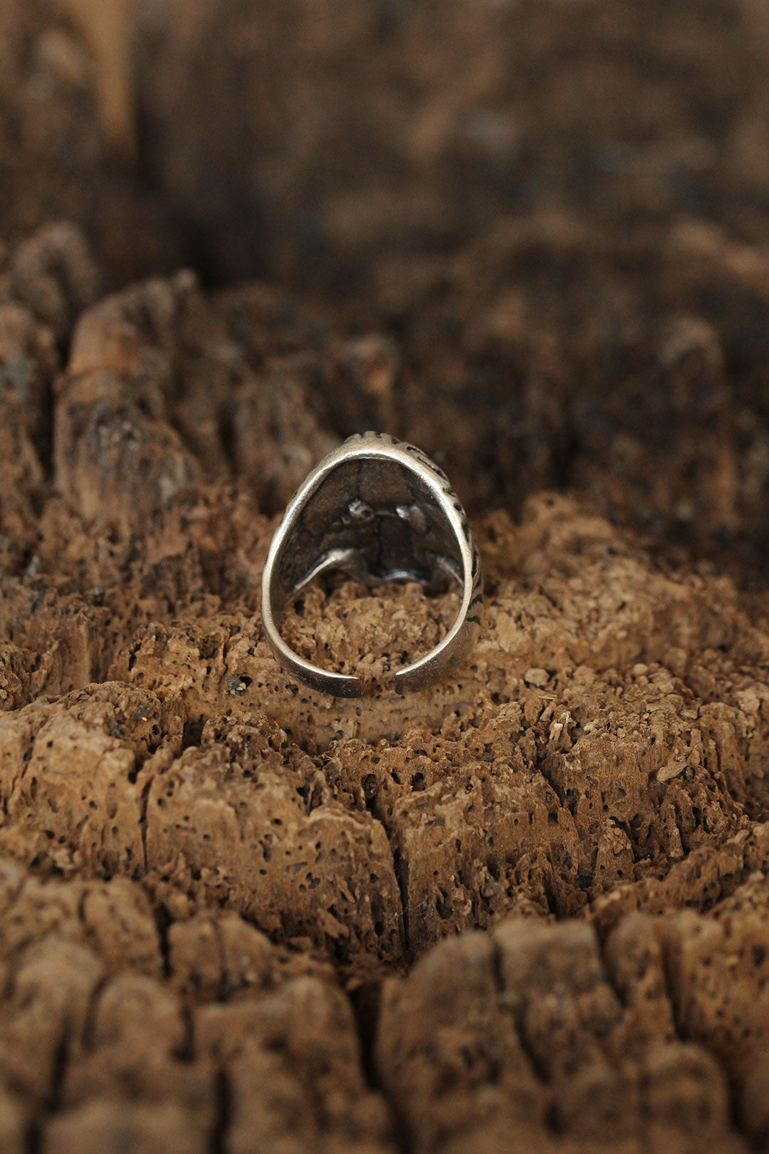 EBJ Flaming Skull Men's Ring - Palenque