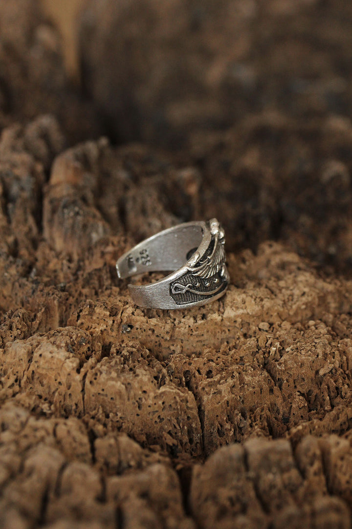 EBJ Eagle Model Adjustable Men's Ring - Soria