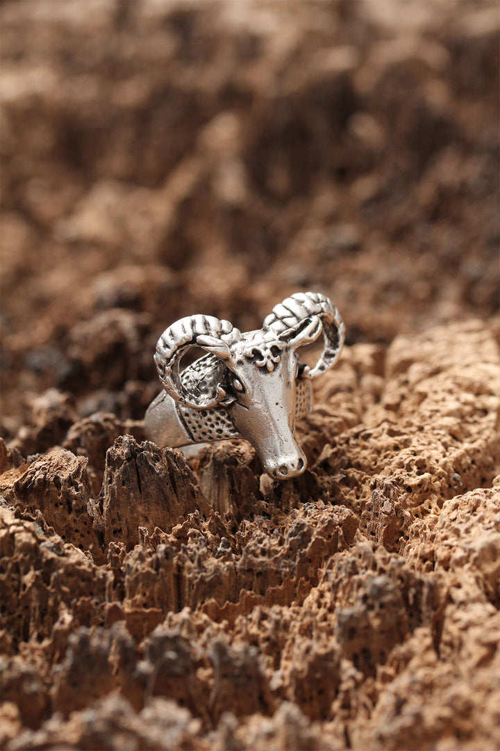EBJ Adjustable Ring with Ram Figure - Caguas