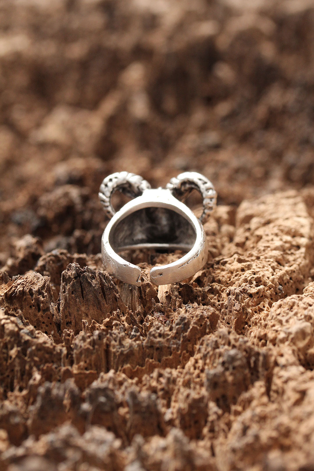EBJ Adjustable Ring with Ram Figure - Caguas