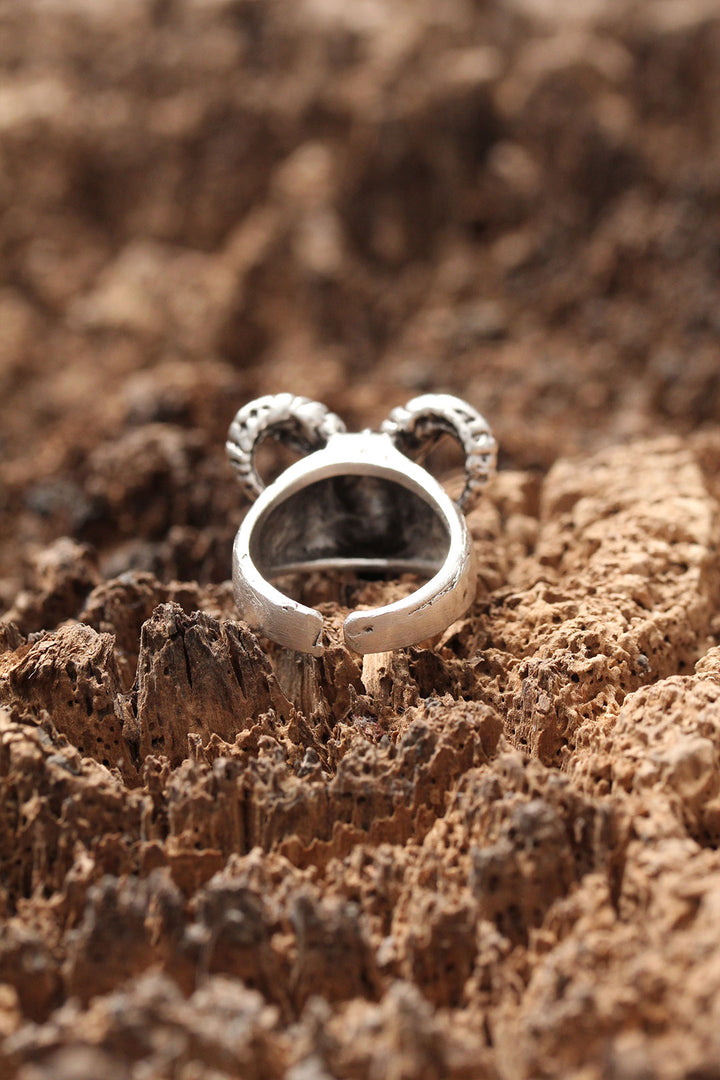 EBJ Adjustable Ring with Ram Figure - Caguas