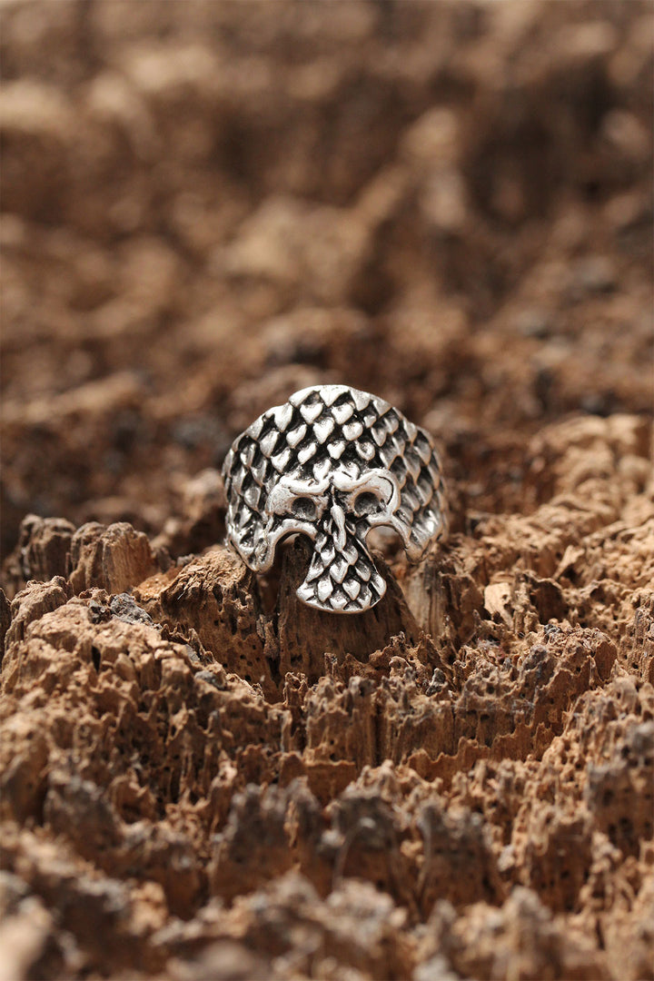 EBJ Adjustable Skull Pattern Ring - Kaiserslautern