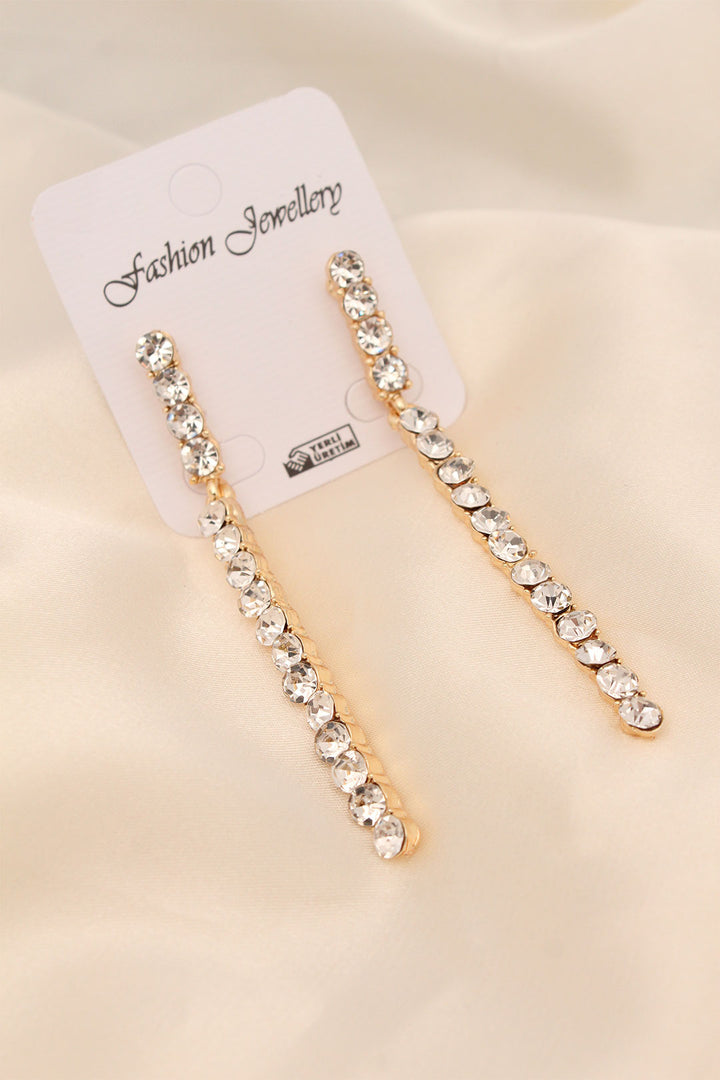 EBJ Gold Color Metal Waterway Model Double Earrings - Oberhausen